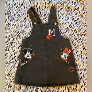 Disney Junior Mickey & Minnie overalls Girls Dress 3T